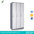 Waterproof changing room 3 door key locker bedroom furniture for fitness spa center